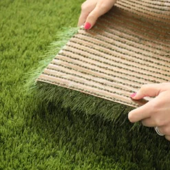 DÉCOWEB - Gazon synthétique pro expert 50 - 50mm - rouleau de 4m x 5m