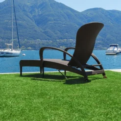 DÉCOWEB - Gazon synthétique versailles - 40mm - rouleau de 4m x 14m