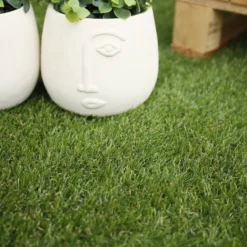 DÉCOWEB - Gazon synthétique fireguard classé feu - 25mm - rouleau de 2m x 6m