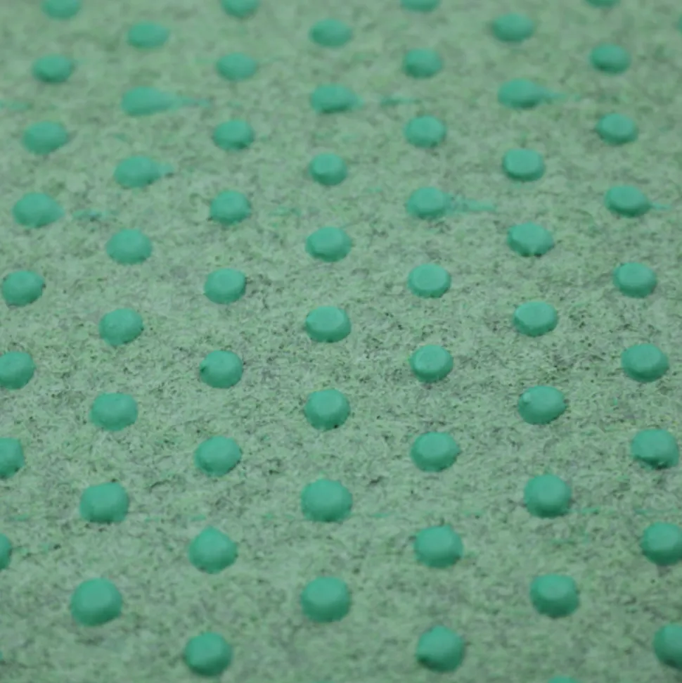 DÉCOWEB - Moquette d'extérieur verte sur plots - imitation gazon synthétique - rouleau de 4m x 39m