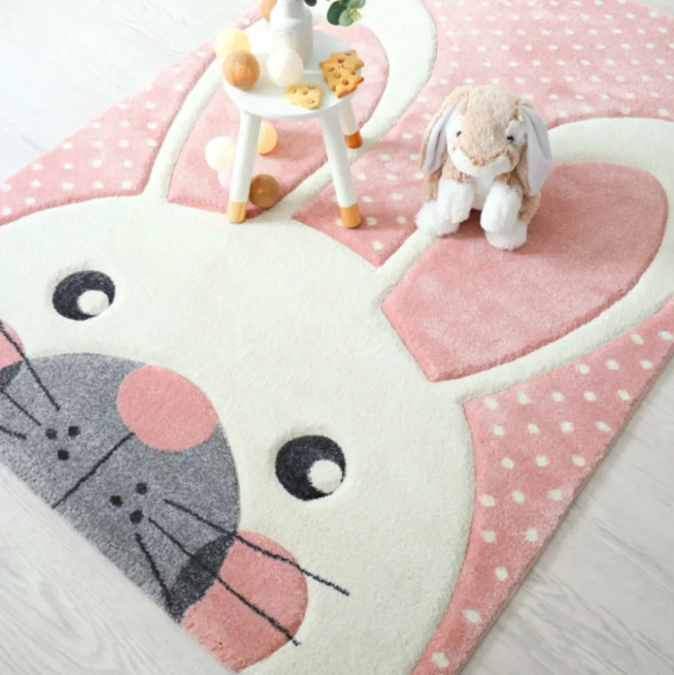 DÉCOWEB - Tapis enfant "lapinou"