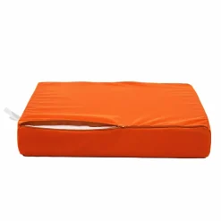 DECO ARTS - Coussins pour salon de jardin déhoussable 60x70cm orange
