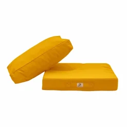 DECO ARTS - Coussins pour salon de jardin déhoussable 50x60cm jaune