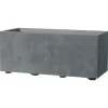 DEROMA - Bac muret Millennium, à réserve d'eau, coloris ashgrey - L.59cm