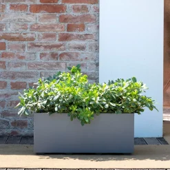 DEROMA - Bac muret Millennium, à réserve d'eau, coloris ashgrey - L.59cm