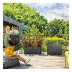 DEROMA - Muret haut like r - hauteur 78 cm - anthracite - deroma