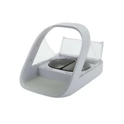 Distributeur daliment connect - blanc - pour chat