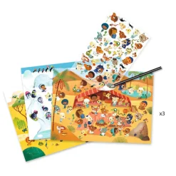 DJECO - Decalcos savane desert pole nord