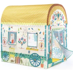 DJECO - Grande maisonnette roulotte