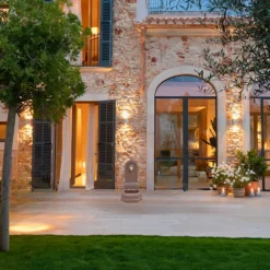 DOMMARTIN - Fontaine citadine style corten (ral mars 2525) avec robinet standard dommartin h. 70cm x l. 35cm