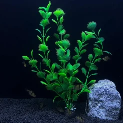 DOWNYPAWS - 5 ornements de plantes aquatiques artificielles pour aquarium de 30 cm