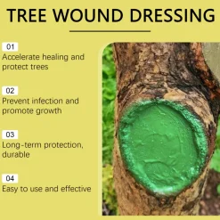 DOWNYPAWS - Agent cicatrisant pour les arbres 100 g + pinceau