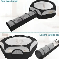 DOWNYPAWS - Amovible tunnel pour chat