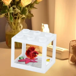 DOWNYPAWS - Aquarium betta miniature en acrylique transparent