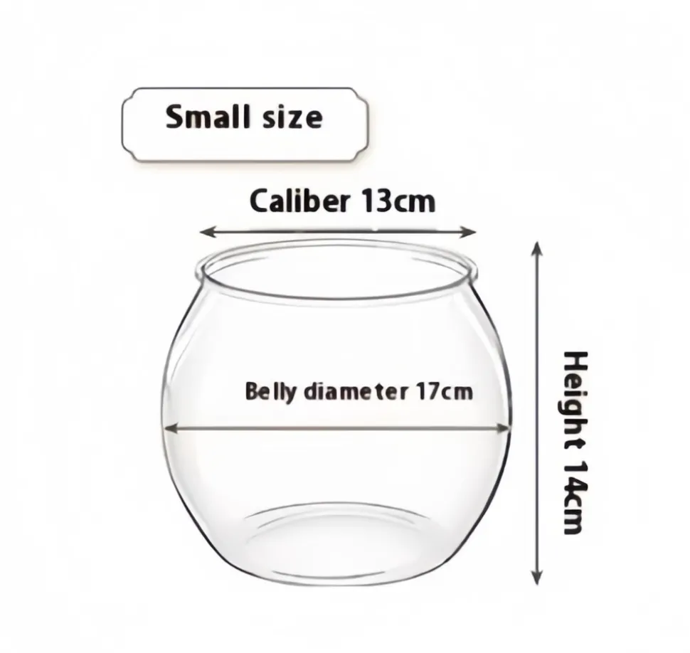 DOWNYPAWS - Aquarium en plastique transparent: petit aquarium pour bureau micro paysage et aménagement paysager écologique pour tortues