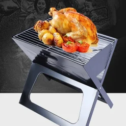 DOWNYPAWS - Barbecue portable pliable pour l'extérieur