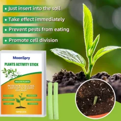 DOWNYPAWS - Barre nutritive pour plantes à libération lente, 18 pièces