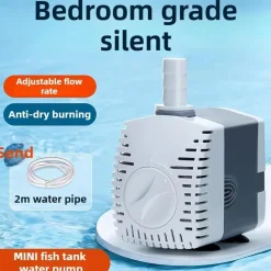 DOWNYPAWS - Bomba acuario 10w ultra silenciosa ajustable sumergible