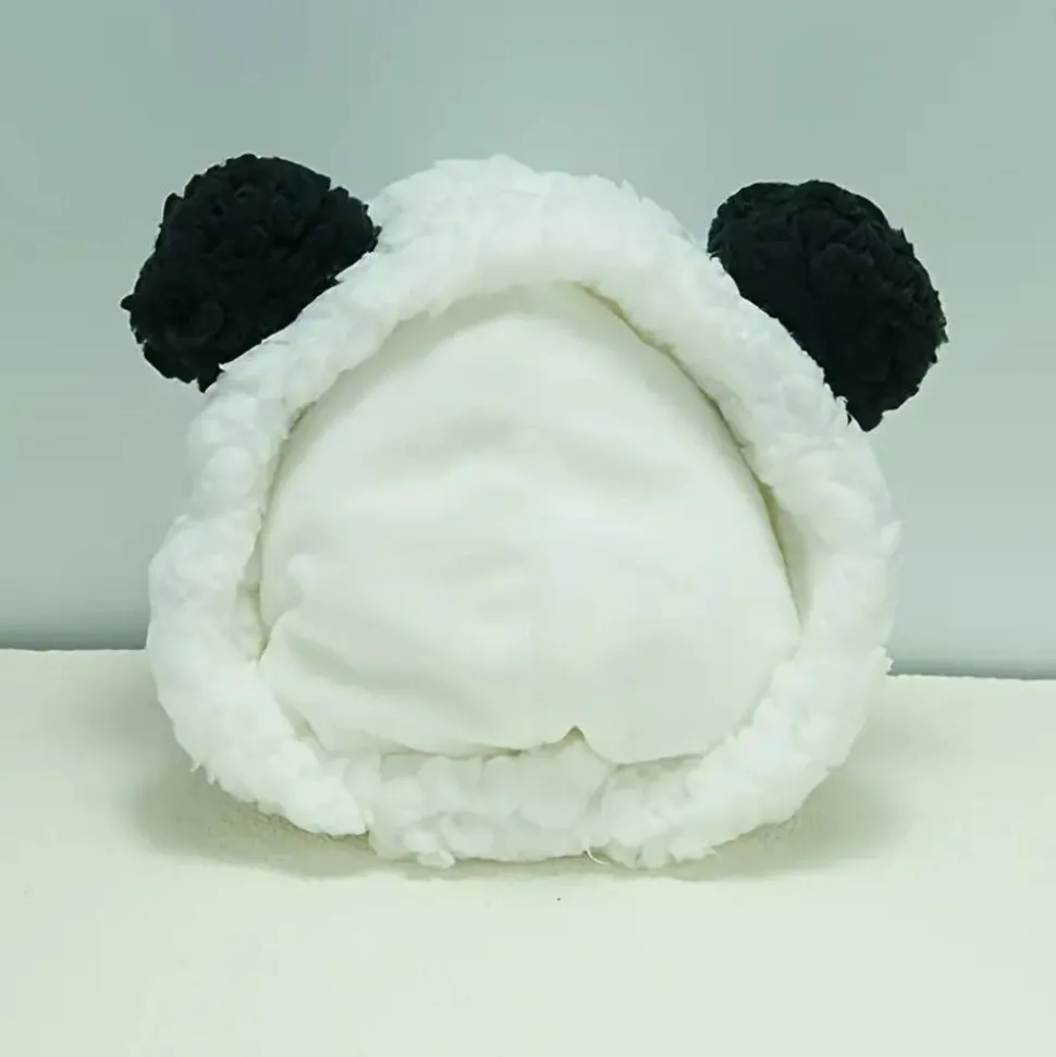 DOWNYPAWS - Bonnet d'hiver en peluche panda pour chiens et chats