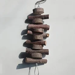 DOWNYPAWS - Boucles de bois de pomme pour rongeurs, snacks et jouets de mastication longue bande