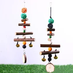 DOWNYPAWS - Boucles de perles en bois de pomme pour rongeurs type b