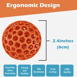 DOWNYPAWS - Boule de jouet pour chien imprimée 3d et résistante à la morsure