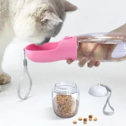 DOWNYPAWS - Bouteille d'eau portable pour chat et chien 550ml