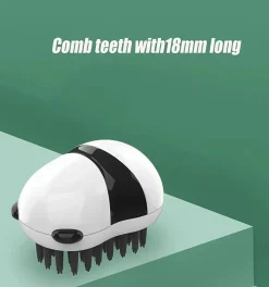 DOWNYPAWS - Brosse de bain et de massage pour chien style panda double usage humide et sec