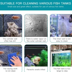 DOWNYPAWS - Brosse magnétique nettoyage - aquarium et verre