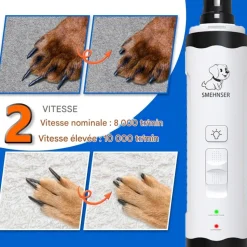DOWNYPAWS - Broyeur à ongles pour chien