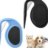 DOWNYPAWS - Ciseaux de toilettage pour chien knotting 2 articles-noir + bleu