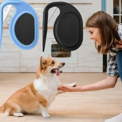 DOWNYPAWS - Ciseaux de toilettage pour chien knotting 2 articles-noir + bleu