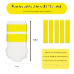 DOWNYPAWS - Couvoirs à pied jetables pour chien, non tissés, anti - glissement et imperméables taille s downypaws