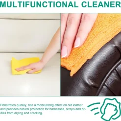 DOWNYPAWS - Crème d'entretien et de rénovation pour cuir: pour canapé sac veste - décontamination polissage et réparation