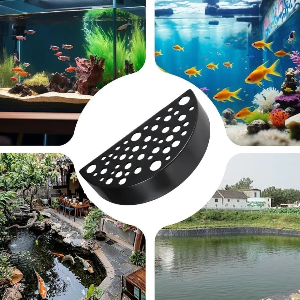 DOWNYPAWS - Décoration d'aquarium-grotte aux crevettes-- noires