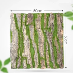 DOWNYPAWS - Décoration en écorce artificielle, 50*50 cm