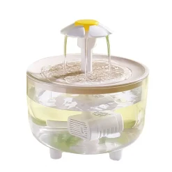 DOWNYPAWS - Distributeur d'eau en circulation pour chats: filtre automatique flux d'eau en direct - fournitures pour animaux de compagnie