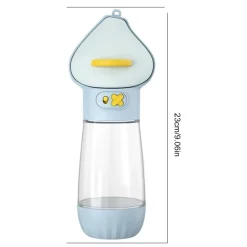 DOWNYPAWS - Distributeur d'eau de pour chiens, bol portable avec fonction eau et nourriture, design pratique, étanche et facile à utiliser