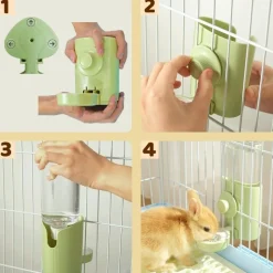 DOWNYPAWS - Distributeur eau - 600ml suspendue abreuvoir automatique anti - goutte