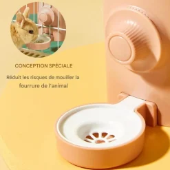 DOWNYPAWS - Distributeur eau - 600ml suspendue abreuvoir automatique anti - goutte