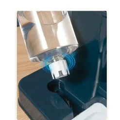 DOWNYPAWS - Ensemble Distributeur De Nourriture Et Fontaine à Eau 2 En 1 Pour Animaux De Compagnie