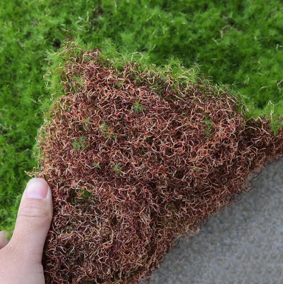 DOWNYPAWS - Feuille de mousse artificielle en peluche 20×20 cm*2 pièces