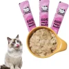 DOWNYPAWS - Friandises pour chats,saveur de poulet 20 paquets*14g, riches en oméga 3 et 6, avec taurine et vitamine e