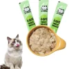 DOWNYPAWS - Friandises pour chats,saveur de thon 20 paquets*14g, riches en oméga 3 et 6, avec taurine et vitamine e