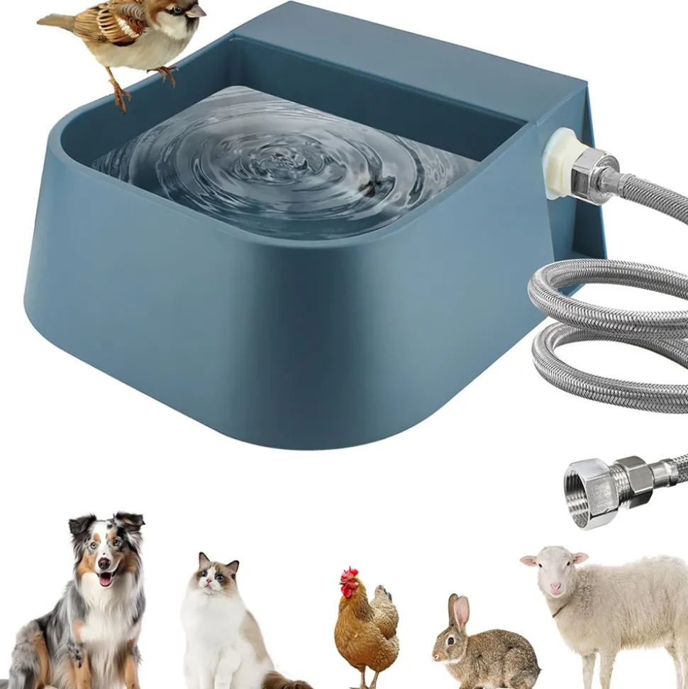 DOWNYPAWS - Gamelle à eau automatique pour chiens – sûre et durable – gamelle pour chats, chiens et animaux de la ferme