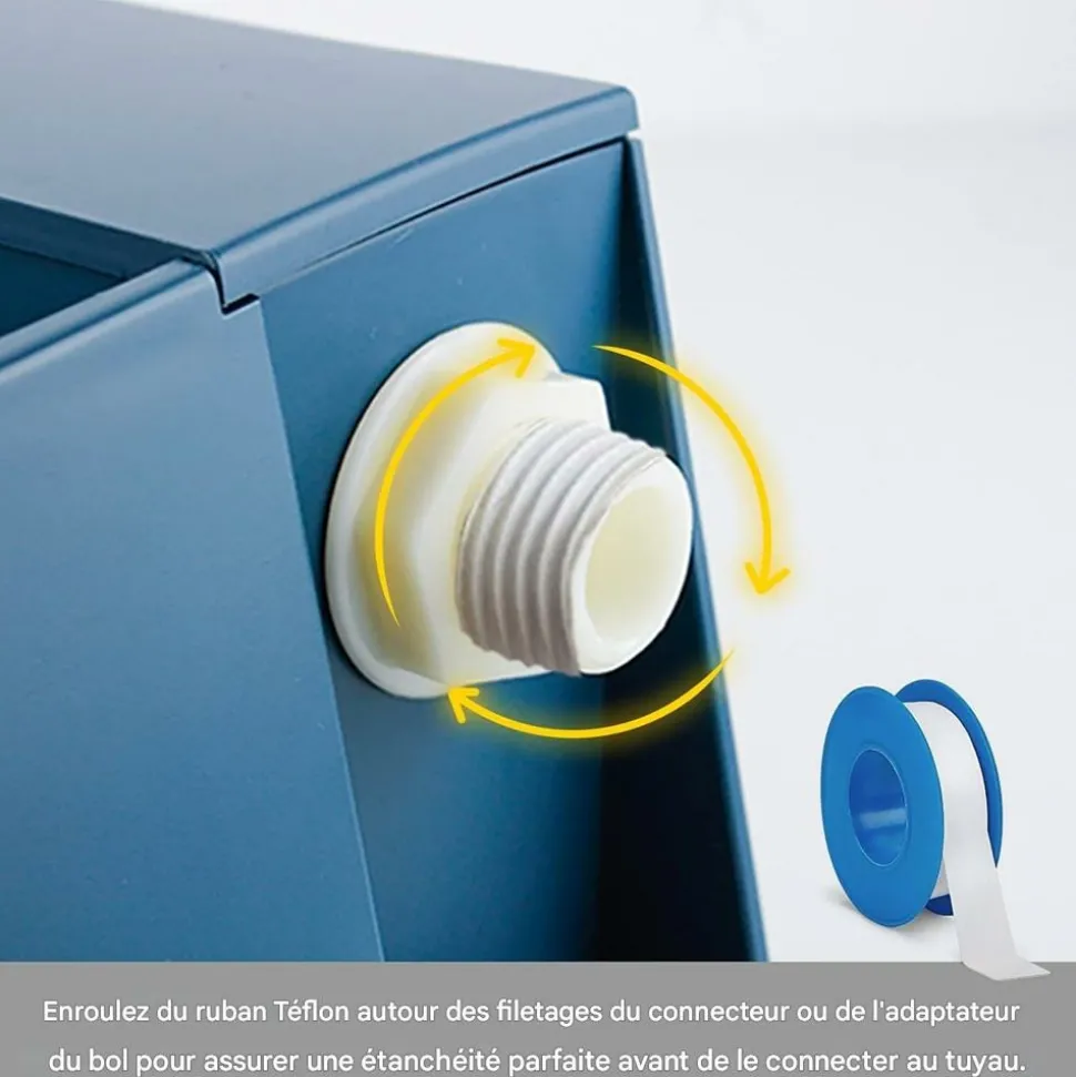 DOWNYPAWS - Gamelle à eau automatique pour chiens – sûre et durable – gamelle pour chats, chiens et animaux de la ferme