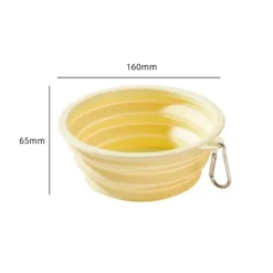 DOWNYPAWS - Gamelle pliable pour chien 2 pièces