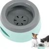 DOWNYPAWS - Gamelle pour chien-gamelle d'eau anti-débordement-en voiture-bleu-15.3x18.9x8cm