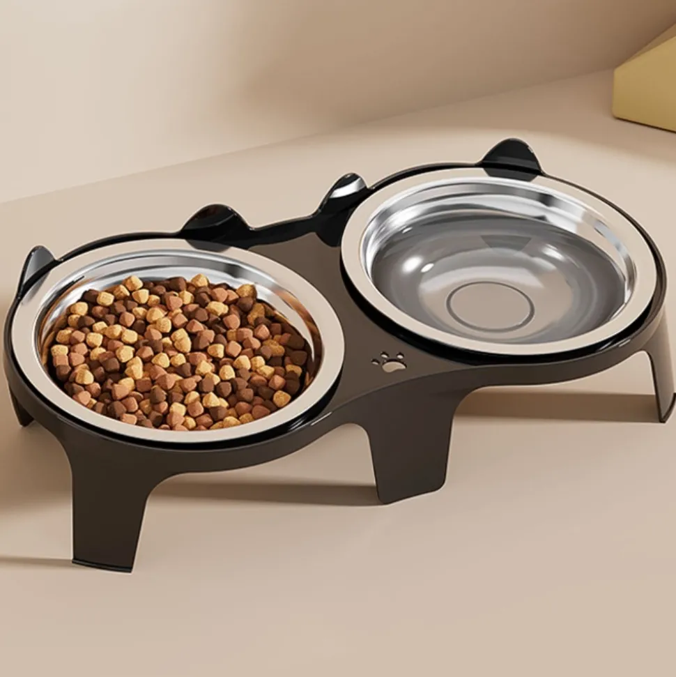 DOWNYPAWS - Gamelle surélevée pour chat