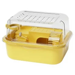 DOWNYPAWS - Grande cage à hamster en acrylique - pour ours doré, fournitures de luxe pour animaux de compagnie